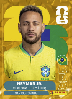 Golden football sticker