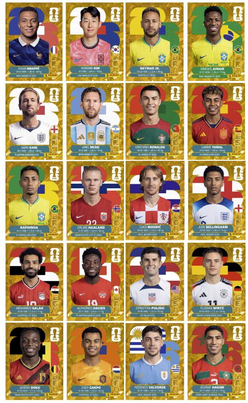 Preview of printable football stickers